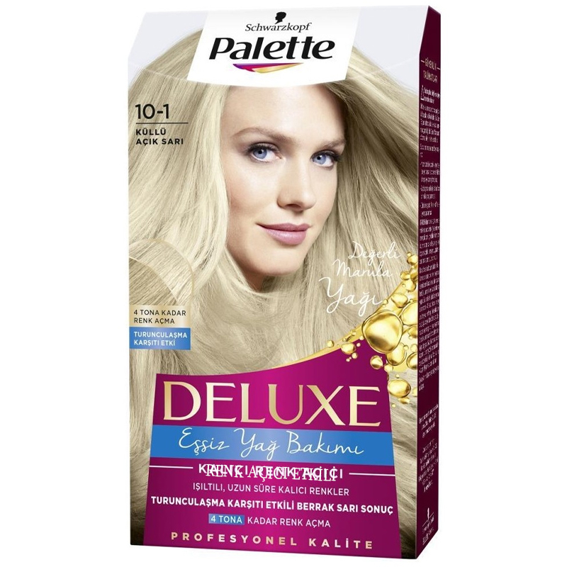 Palette Saç Boyası Deluxe Küllü Açık Sarı 10-1