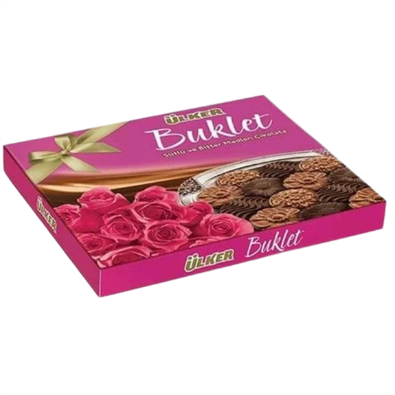 Ülker Buklet Çikolata Madlen Pembe 208 Gr