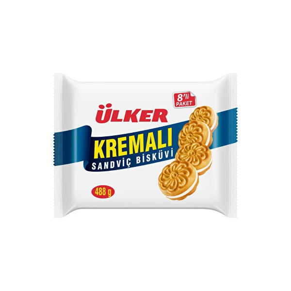 Ülker Bisküvi Kremalı Sandviç 488 GR