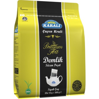 Karali Premium Çay Poşet Demlik 25*12 Gr