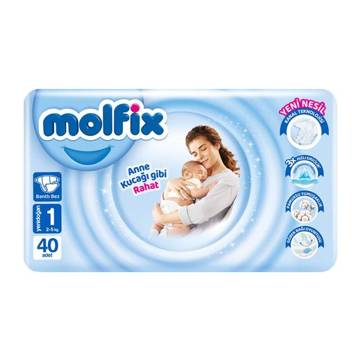 Molfix Bebek Bezi Jumbo No:1 40'lı