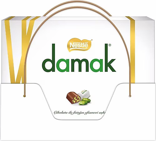 Nestle Damak Çikolata Antep Fıstıklı-Sütlü 176 Gr