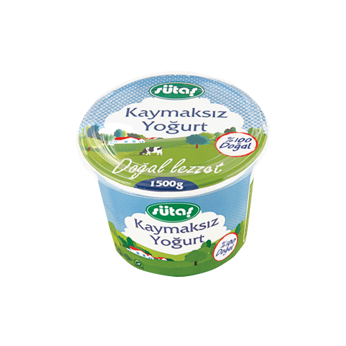 Sütaş Yoğurt Kaymaksız 1500 Gr
