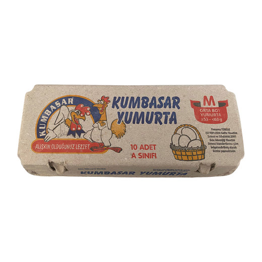 Kumbasar Yumurta 10'lu ( 53-62 Gr )