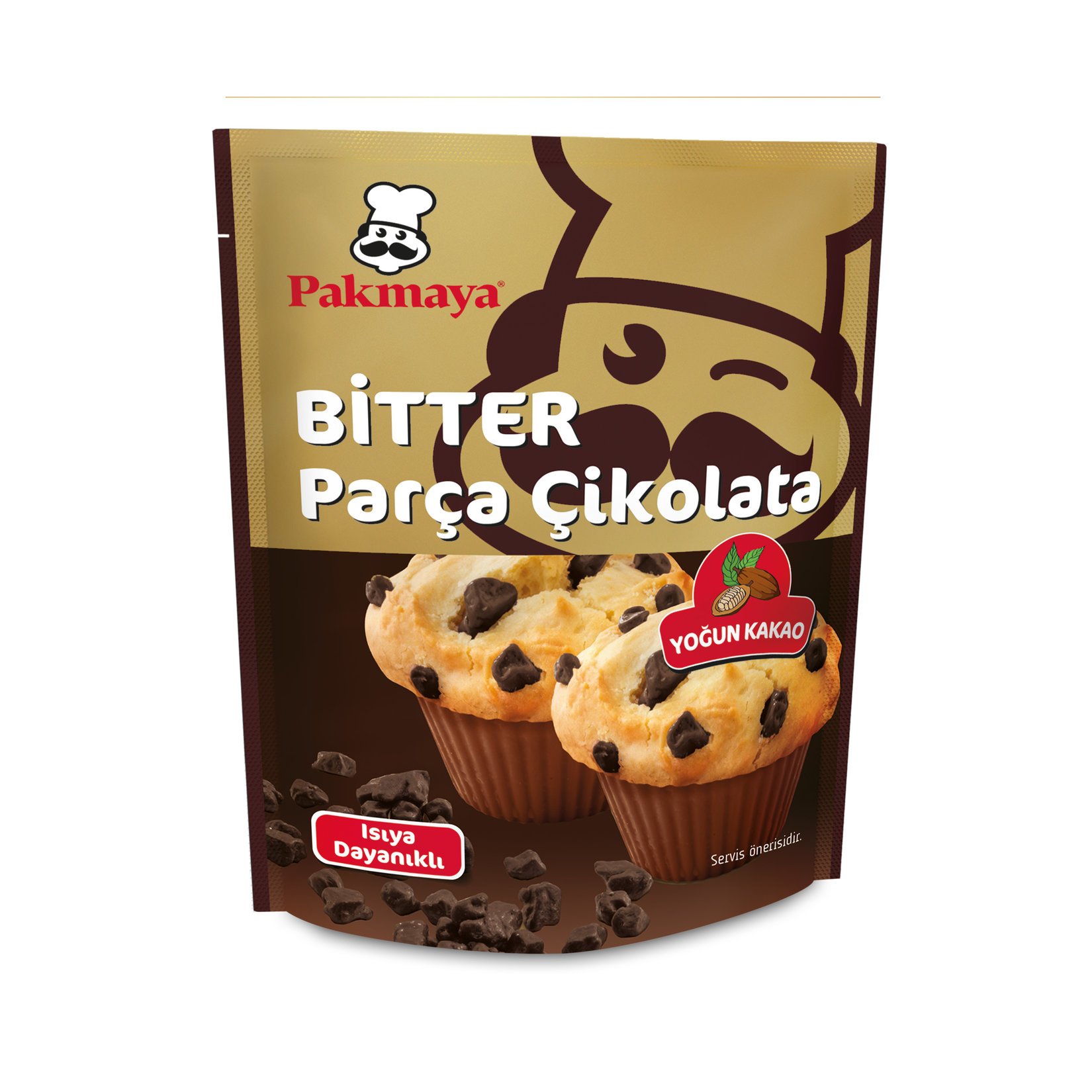 Pakmaya Parça Çikolata Bitter 70 Gr