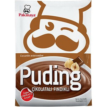 Pakmaya Puding Çikolata Fındık 118 GR