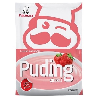 Pakmaya Puding Çilekli 125 Gr